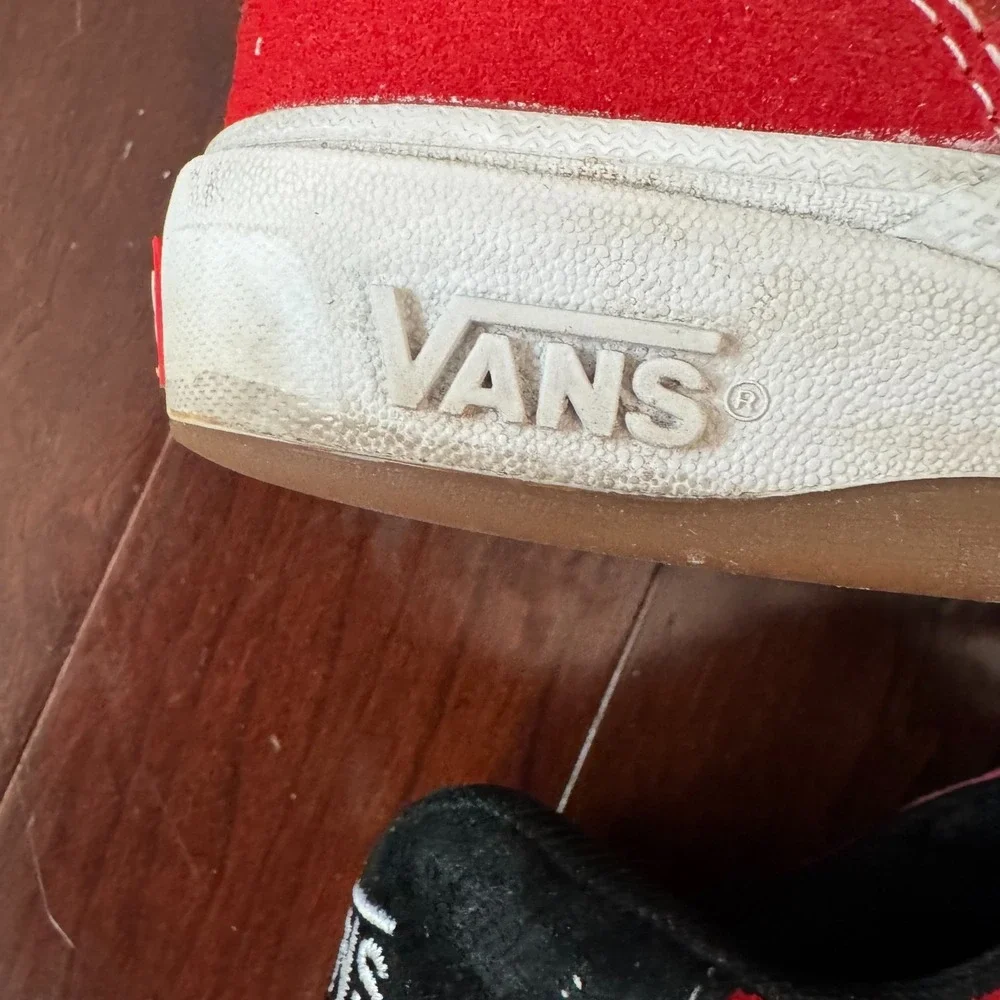 VANS Skate Old Skool Red/Black Men's 7.5 Women's 9